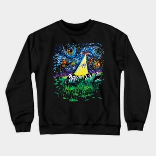 van Gogh Was Never Abducted (version 3) Crewneck Sweatshirt